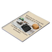 "Het in evenwicht brengen van je inkomsten en uitg Notitieboek (Linkerzijde)