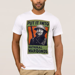 Het in nationale oorlogsbassins plaatsen t-shirt
