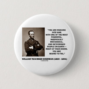 Het in oorlog kruipen is vastbesloten om Sherman Q Ronde Button 5,7 Cm
