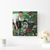 Het in orde maken van de Boom Vierkante Klok (Huis)