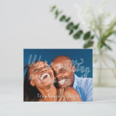 Het in reliëf maken van een ring uitnodiging briefkaart (Staand voorkant)