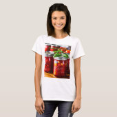 Het inblikken van het werk is nooit gedaan. t-shirt (Voorkant volledig)