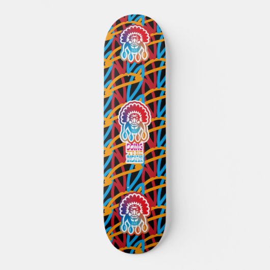 HET INDIAN DOEN DOOR MASANSER PIXELAT PERSOONLIJK SKATEBOARD (Voorkant)