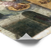 Het Indiase dorp Secoton, c.1570-80 Poster (Hoek)