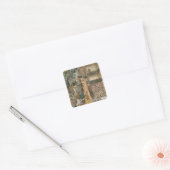 Het Indiase dorp Secoton, c.1570-80 Vierkante Sticker (Envelop)