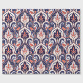 Het Indiase paisleypatroon naadloos. Perzische ara Cadeaupapier (Vlak)