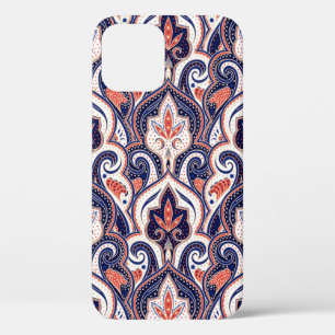 Het Indiase paisleypatroon naadloos. Perzische ara Case-Mate iPhone Case