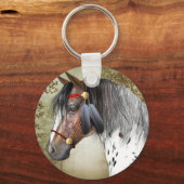 Het Indiase Pony Sleutelhanger (Voorkant)