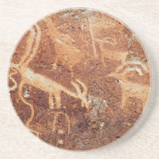 Het Indiase staatspark Herd - Fremont Zandsteen Onderzetter (Voorkant)