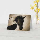 Het Indische Wenskaart van het Pony Kaart (Gele Bloem)
