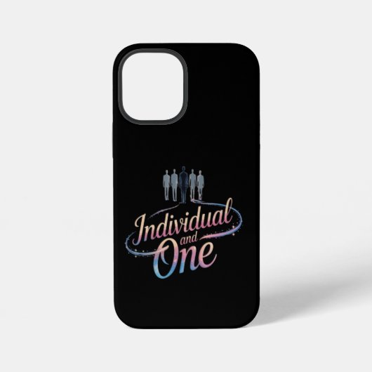 Het individuele collectief iPhone hoesje (Achterkant)