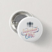 Het individuele collectief ronde button 3,2 cm (Voorkant /achterkant)