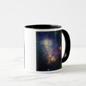 Het infraroodportret onthult de sterren en het sto mok (Voorkant rechts)