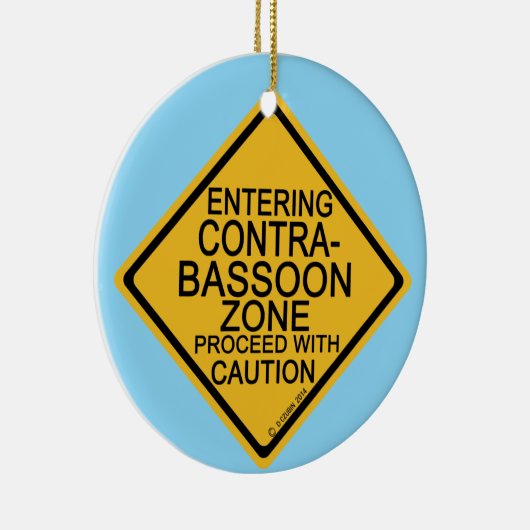 Het ingaan van Contrabassonzone Keramisch Ornament (Rechts)
