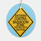 Het ingaan van Contrabassonzone Keramisch Ornament (Links)