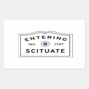 Het ingaan van de Stad van de Maat van de Schade Rechthoekige Sticker