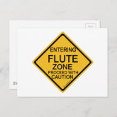 Het ingaan van de Streek van de Fluit Briefkaart (Voorkant / Achterkant)