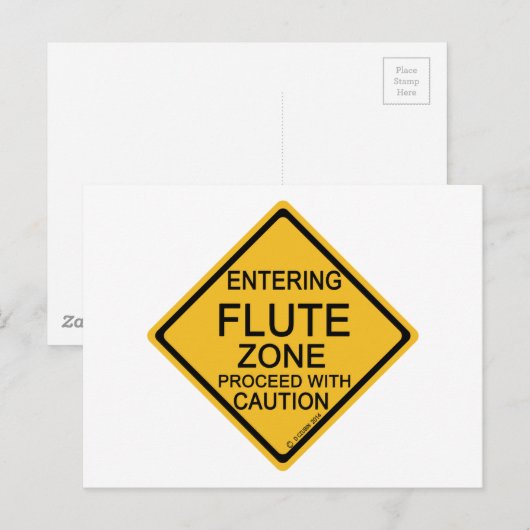 Het ingaan van de Streek van de Fluit Briefkaart (Voorkant / Achterkant)