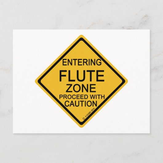 Het ingaan van de Streek van de Fluit Briefkaart (Voorkant)