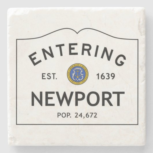 Het ingaan van het Onderzetter van de Steen van he (Voorkant)