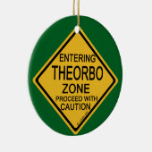 Het ingaan van Theorbo Zone Keramisch Ornament (Rechts)