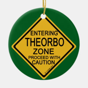 Het ingaan van Theorbo Zone Keramisch Ornament