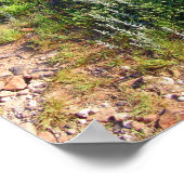 Het ingaan van Zwart Mesa Plateau (Verzadigde Kleu Poster (Hoek)