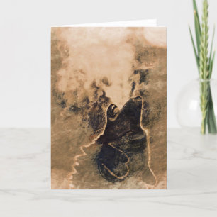 Het inheemse Amerikaanse Wenskaart van de Wolf Kaart