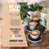 het inhuren van personeelBUSINESS douane logo flye Raamsticker (Vel 2)