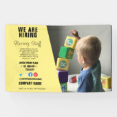 het inhuren van personeelBUSINESS douane logo flye Spandoek (Horizontaal)