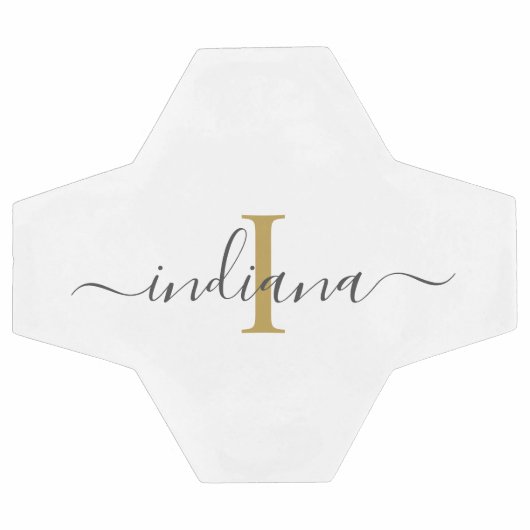 Het Initiaal Naam monogramscript Modern personali Voetbal (Enkel)