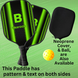 Het Initiaal van de verandering voegt de Groene St Pickleball Paddle