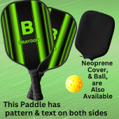 Het Initiaal van de verandering voegt de Groene St Pickleball Paddle