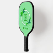 Het Initiaal van de verandering, voegt de Groene W Pickleball Paddle (Links)