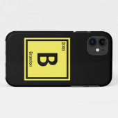 Het Initiaal van de verandering voegt de Periodiek Case-Mate iPhone Case (Achterkant (horizontaal))