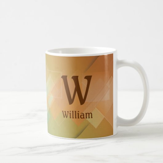 Het Initiaal van de verandering voegt Groen Naam a Koffiemok (Rechts)