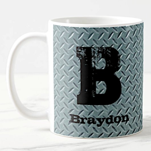 Het Initiaal van de verandering voegt Naam A B C D Koffiemok