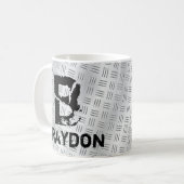 Het Initiaal van de verandering voegt Naam A B C D Koffiemok (Voorkant links)