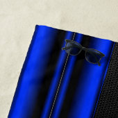 Het Initiaal van de verandering voegt Naam Blauw o Strandlaken (In situ)