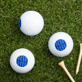 Het Initiaal van de verandering voegt Naam Blauwe Golfballen (Insitu Gras)