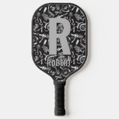Het Initiaal van de verandering, voegt Naam, de De Pickleball Paddle (Voorkant)