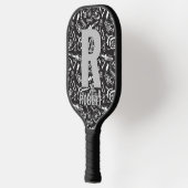 Het Initiaal van de verandering, voegt Naam, de De Pickleball Paddle (Links)