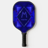 Het Initiaal van de verandering, voegt Naam Geomet Pickleball Paddle (Voorkant)