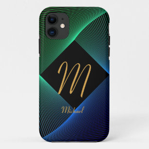 Het Initiaal van de verandering voegt Naam Geometr Case-Mate iPhone Case