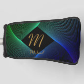 Het Initiaal van de verandering voegt Naam Geometr Golfheadcover (Voorkant)