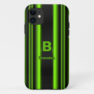 Het Initiaal van de verandering voegt Naam Groene  Case-Mate iPhone Case
