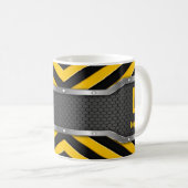 Het Initiaal van de verandering voegt Naam H I J K Koffiemok (Voorkant rechts)