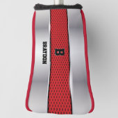 Het Initiaal van de verandering voegt Naam Silver  Golfheadcover (Draai 90)