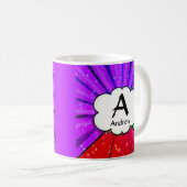 Het Initiaal van de verandering voegt Naam toe, de Koffiemok (Voorkant rechts)