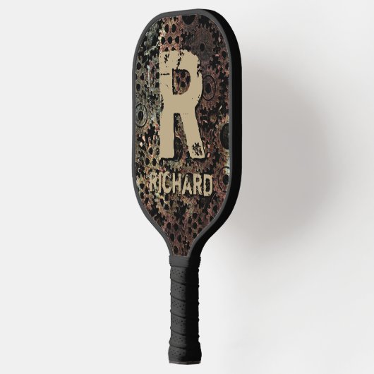 Het Initiaal van de verandering, voegt Naam toe, R Pickleball Paddle (Links)